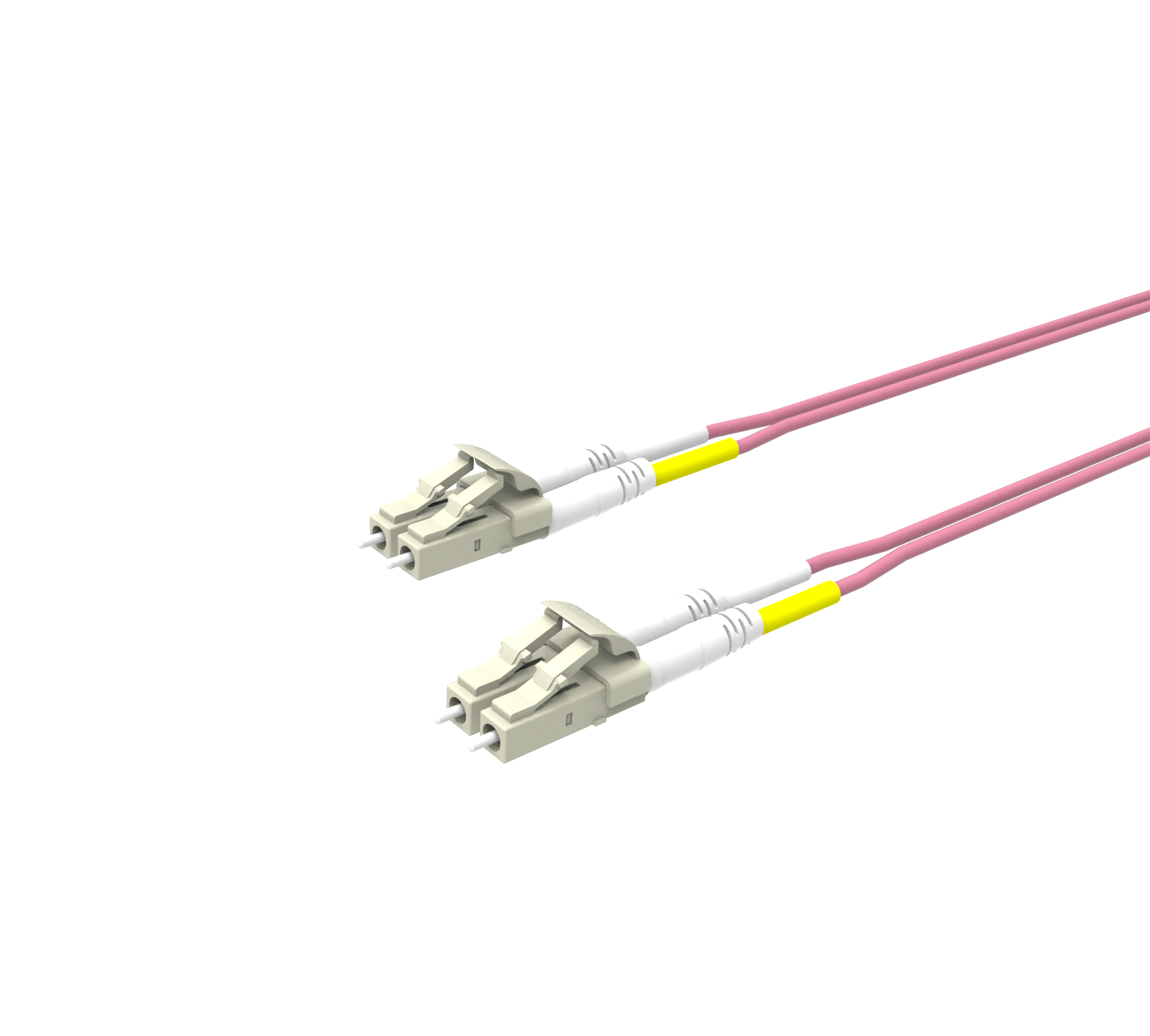 LC to LC fiber patch cord with short boots